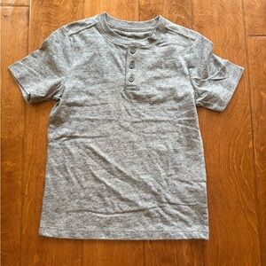 NWT Size Small (6-7) Wonder Nation Gray Henley Shirt